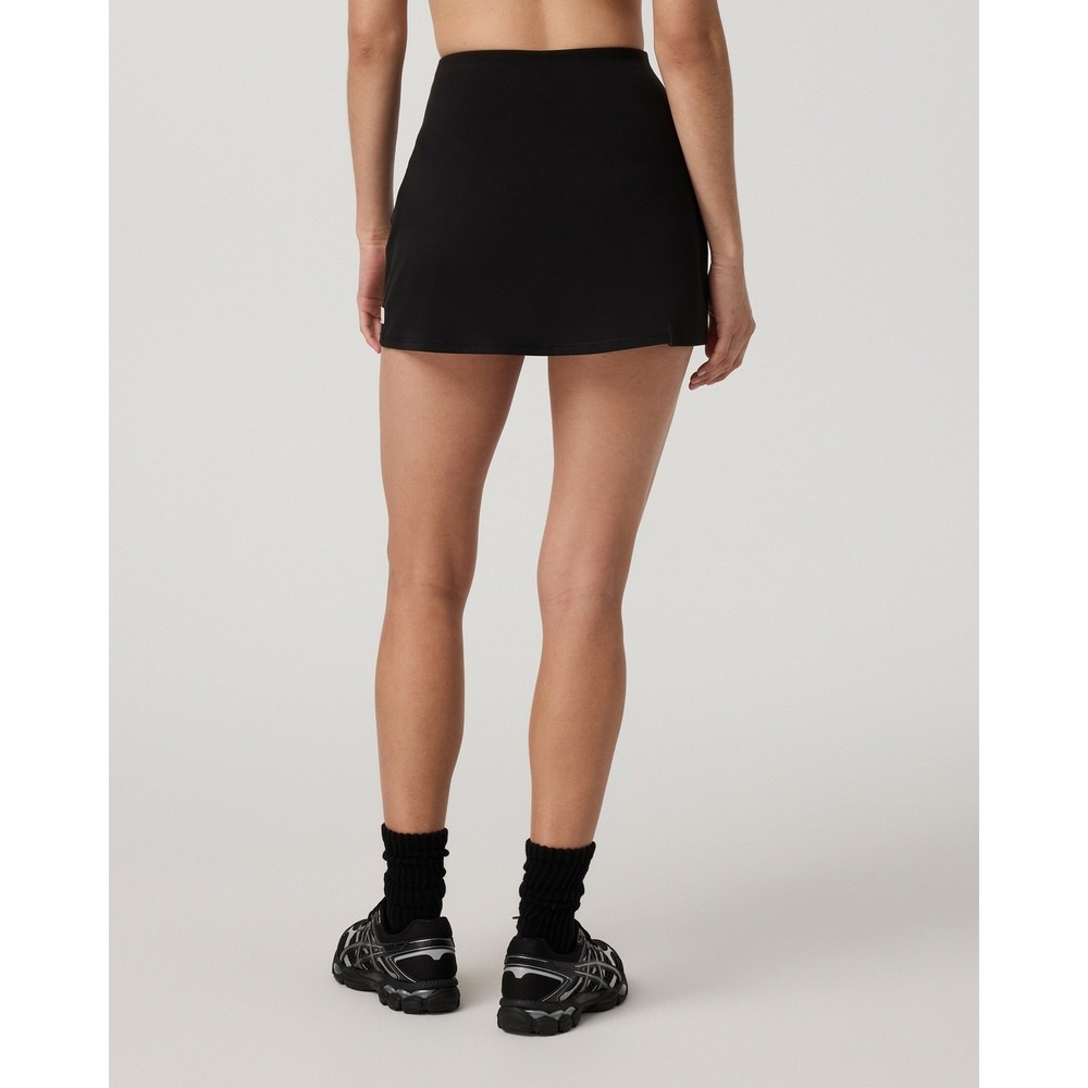 Vuori Womens AllTheForm Skirt Mini Built-In Shorts Size Small VW3038 Charcoal - Picture 3 of 12